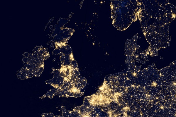 Satellite Image of the UK